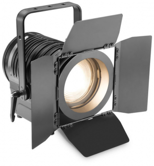 Cameo TS 200 WW - Theatre Spotlight with Fresnel Lens and 180 Watt Warm White LED in Black Housing