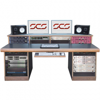 Sound Construction Task 4x4 Studio Desk - Oak