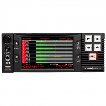 Sound Devices 970 Dante/MADI Audio Recorder