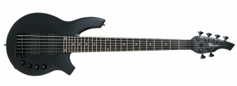 Music Man Bongo 6 HH - Stealth Black - Ebony Lined Fretless - Matte Black