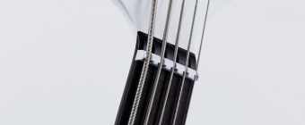 Music Man StingRay5 Neck Through HH - Stealth Black - Ebony - Matte Black Фото 8