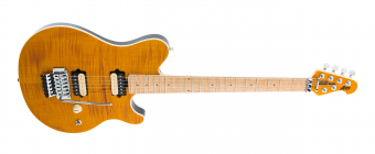 Music Man Axis - Balboa Blue Flame - Maple Matching Headstock - No Pickguard Фото 2