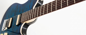 Music Man Axis Super Sport HH STD - Natural Gloss Quilt - Rosewood - No Pickguard Фото 4