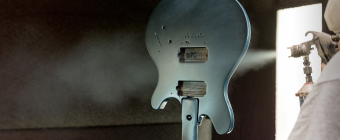 Music Man Valentine Trem - Satin Natural - Figured Roasted Maple/Maple - Shell Фото 2