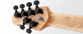 Music Man Lefty John Petrucci 7 Piezo - Mystic Dream - Figured Maple/Rosewood Shield Inlays - No Pickguard Фото 4