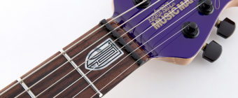 Music Man Lefty John Petrucci 7 Piezo - Mystic Dream - Figured Maple/Rosewood Shield Inlays - No Pickguard Фото 6