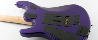 Music Man Lefty John Petrucci 7 Piezo - Firemist Gold - Figured Maple/Rosewood Shield Inlays - No Pickguard Фото 2