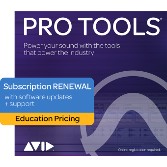 AVID Pro Tools 1-Year Subscription RENEWAL Education (Electronic Delivery)