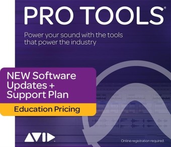 AVID Pro Tools 1-Year Software Updates + Support Plan NEW Education (Electronic Delivery)