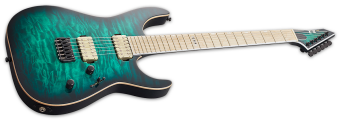 ESP E-II M-II NT Black Turquoise Burst ESP E-II M-II NT Black Turquoise Burst Фото 2
