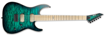 ESP E-II M-II NT Black Turquoise Burst