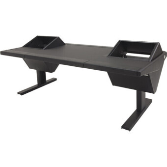 Argosy Eclipse Universal EG4-U960-RR-B-M-B w/Rack Left & Right, 960mm Center Desk, Mahogany EPs, Black legs Фото 7