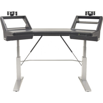 Argosy Halo-E2-L-H-B-T-S Halo Height Adjustable Plus, 2 rack shelves, & Pair 160 Speaker Platforms, Black top Argosy Halo-E2-L-H-B-T-S Halo Height Adjustable Plus, 2 rack shelves, & Pair 160 Speaker Platforms, Black top Фото 5