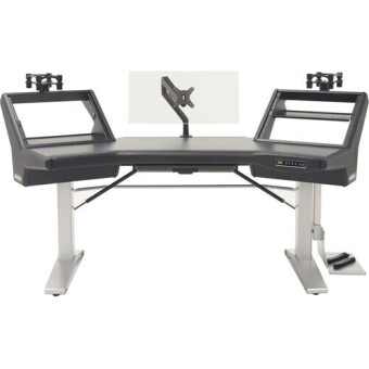 Argosy Halo-E2-XC-H-B-M-S Halo Height Adjustable Ultimate-Halo with Mahogany Desk Surface,2 Rack Shelves,Pair 160 Speaker Platforms,Accessory Drawer,D8 MonitorArm, CPU Shelf Argosy Halo-E2-XC-H-B-M-S Halo Height Adjustable Ultimate-Halo with Mahogany Desk Surface,2 Rack Shelves,Pair 160 Speaker Platforms,Accessory Drawer,D8 MonitorArm, CPU Shelf Фото 6