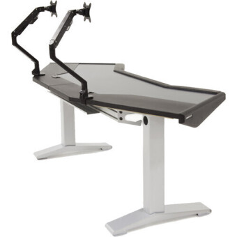 Argosy Halo-G-L-B-T-S Halo G Plus, Halo G w/Black Desktop, Accessory Tray, 2 D8 Monitor Arms Argosy Halo-G-L-B-T-S Halo G Plus, Halo G w/Black Desktop, Accessory Tray, 2 D8 Monitor Arms Фото 3
