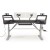 Argosy Halo-K88-E2-XC-B-T-S Halo K88 Height Adj Black Traceless Ultimate - Halo K88.E2, 2 Shelves, Pr 160 SpkrPlatform, KybdTray,2)D8 MonArms,CPU Shelf Фото 4