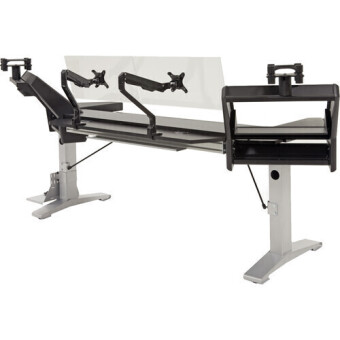 Argosy Halo-K88-XC-B-S Halo K88 Ultimate-HaloK88,2 Shelves,Pr 160 Spkr Platforms,Kybrd Try,2)D8 Monitor Arms,CPU Shelf Argosy Halo-K88-XC-B-S Halo K88 Ultimate-HaloK88,2 Shelves,Pr 160 Spkr Platforms,Kybrd Try,2)D8 Monitor Arms,CPU Shelf Фото 5