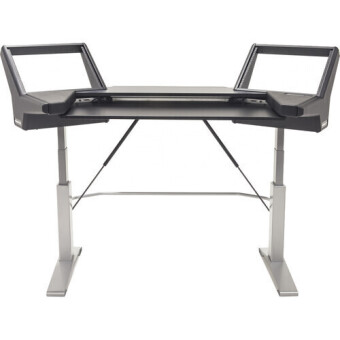 Argosy Halo-K-E2-B-M-S Halo Keyboard Height Adjustable Desk w/Mah Desk Top, Black EPs, Silver Legs Argosy Halo-K-E2-B-M-S Halo Keyboard Height Adjustable Desk w/Mah Desk Top, Black EPs, Silver Legs Фото 4