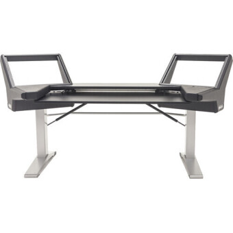 Argosy Halo-K-E2-B-M-S Halo Keyboard Height Adjustable Desk w/Mah Desk Top, Black EPs, Silver Legs Argosy Halo-K-E2-B-M-S Halo Keyboard Height Adjustable Desk w/Mah Desk Top, Black EPs, Silver Legs Фото 5