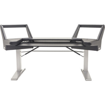 Argosy Halo-K-E2-B-T-S Halo Keyboard Height Adjustable Desk w/Black Top&Silver Legs Argosy Halo-K-E2-B-T-S Halo Keyboard Height Adjustable Desk w/Black Top&Silver Legs Фото 5