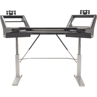 Argosy Halo-K-E2-L-B-T-S Halo Keyboard Height Adj Plus, 2 Rack Shelves, Pair 160 Speaker Platforms,w/Black top, Silver Legs Argosy Halo-K-E2-L-B-T-S Halo Keyboard Height Adj Plus, 2 Rack Shelves, Pair 160 Speaker Platforms,w/Black top, Silver Legs Фото 6