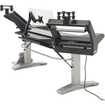 Argosy Halo-K-E2-XC-B-M-S Halo K Height Adj Ultimate-HaloK Mah,2Shelves,Pr 160 SpkrPlatform,KybdTray,D8 MonitorArm, CPU Shelf Фото 5