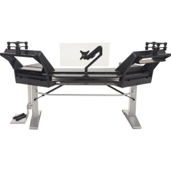 Argosy Halo-K-E2-XC-B-S Halo K Height Adj Ultimate-HaloK,2Shelves,Pr 160 SpkrPlatform,KybdTray,D8 MonitorArm, CPU Shelf Фото 6