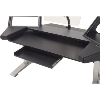Argosy Halo-K-E2-XC-B-S Halo K Height Adj Ultimate-HaloK,2Shelves,Pr 160 SpkrPlatform,KybdTray,D8 MonitorArm, CPU Shelf Фото 3