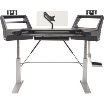 Argosy Halo-K-E2-XC-B-S Halo K Height Adj Ultimate-HaloK,2Shelves,Pr 160 SpkrPlatform,KybdTray,D8 MonitorArm, CPU Shelf Фото 7