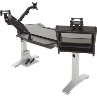 Argosy Halo-XC-H-B-T-S Halo Ultimate-Halo Blk,2 Shelves,Pr.160 Speaker Platforms,Accessory Drawer,D8 Monitor Arm, CPU Shelf Argosy Halo-XC-H-B-T-S Halo Ultimate-Halo Blk,2 Shelves,Pr.160 Speaker Platforms,Accessory Drawer,D8 Monitor Arm, CPU Shelf Фото 5