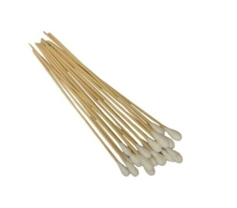 Cotton Swabs, wood-stick, 50-pack