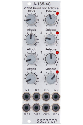 Doepfer A-135-1 VC Performance Mixer Envelope Follower Module