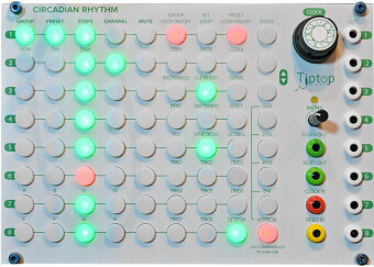 TIPTOP Audio Circadian Rhythms Grid Sequencer - White TIPTOP Audio Circadian Rhythms Grid Sequencer - White Фото 2