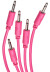Black Market Modular patchcable 5-Pack 100 cm pink Фото 2