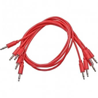 Black Market Modular patchcable 5-Pack 9 cm red