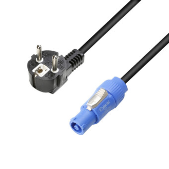 Adam Hall Cables 8101 PCON 0500 X - Main power cord CEE 7/7 - Power Twist 1.5 mm2 5 m