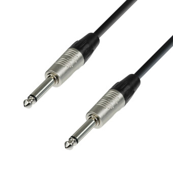 Adam Hall Cables K4 IPP 0300 - Instrument Cable REAN 6.3 mm Jack mono to 6.3 mm Jack mono 3 m