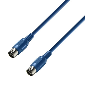Adam Hall Cables K3 MIDI 0300 BLU - MIDI Cable 3 m blue