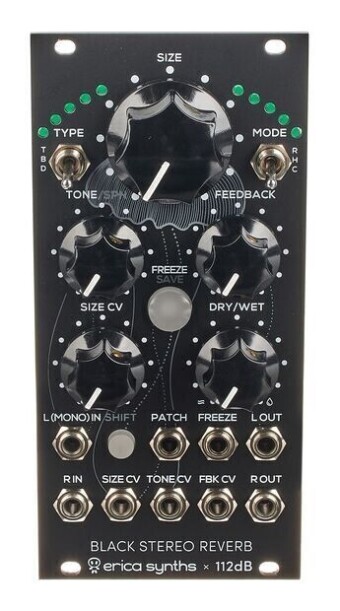 Erica Synths Black Stereo Reverb Фото 7