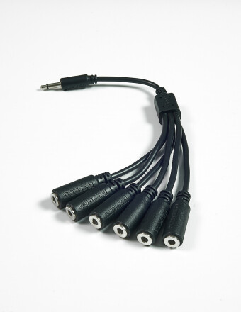 Befaco Squid Cable Mult - 6 Way - Black x2 units