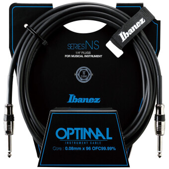 Ibanez NS10 Instrument Cable 3m Black