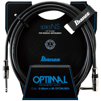 Ibanez NS10L Instrument Cable 3m Black