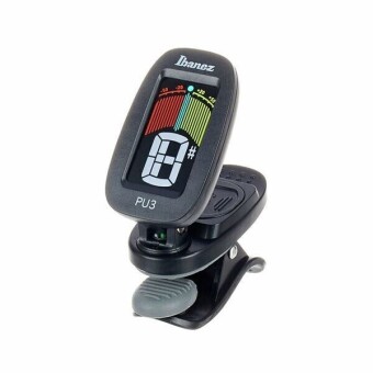 Ibanez PU3-BK Clip Auto Tuner Black, Chromatic