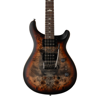 PRS SE Exotic Custom 24-08 Poplar Burl Charcoal Cherry Midnight Burst Фото 3