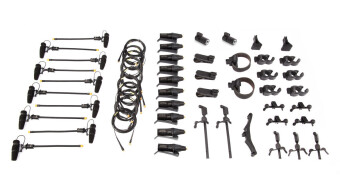 DPA 4099 CORE+ Rock Touring Kit, 10 Mics and accessories, Extreme SPL, Cardboard Box