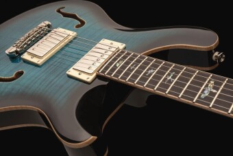 PRS SE Hollowbody-II Piezo, Peacock Blue Burst Фото 3