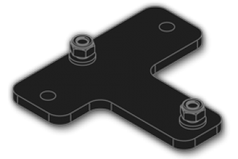 EVE AUDIO Adapter plate for K&M 24471